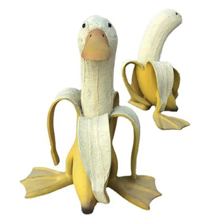 Peeled Banana Duck Face Garden Decor | Stornfield