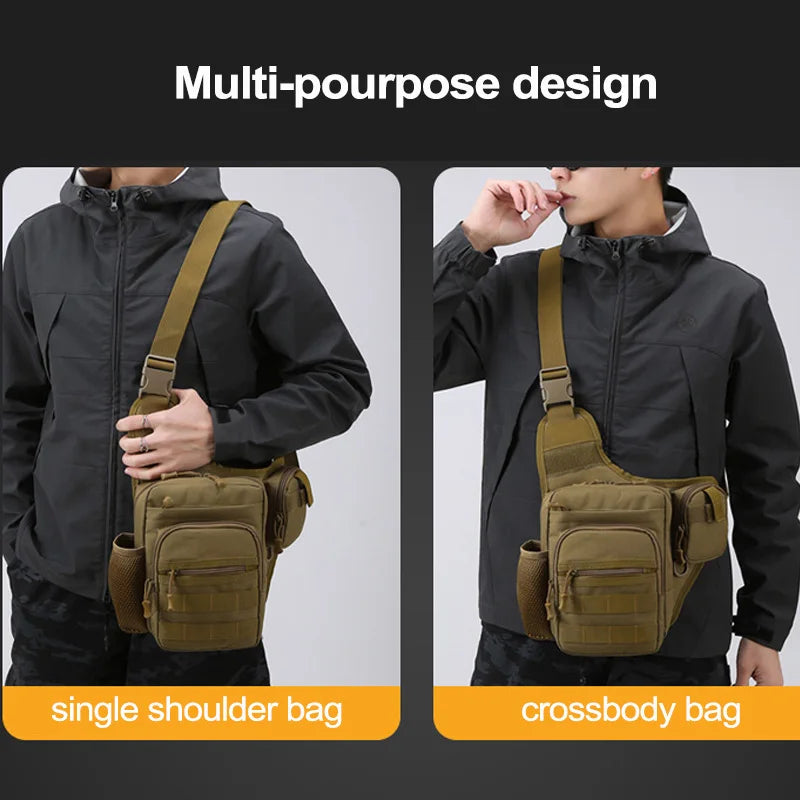 Multi-Pocket Crossbody Compact Hiking Chest Bag | Stornfield