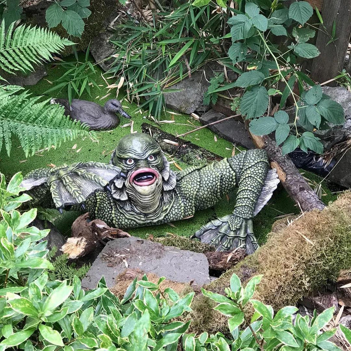 Stornfield | Creature The Black Lagoon Tomb Sculptures Figurine Garden Building Outdoor Decorations Statue Monster Man Halloween Decoration