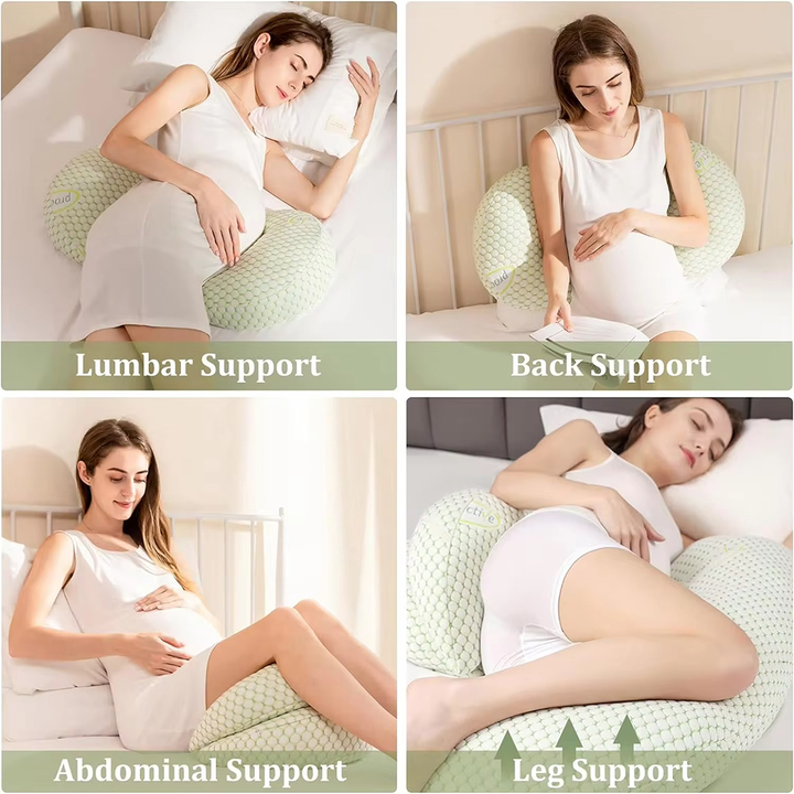 ComfyMama U-shaped pregnancy pillow – Full body support & washaStornfielde cover | Stornfield