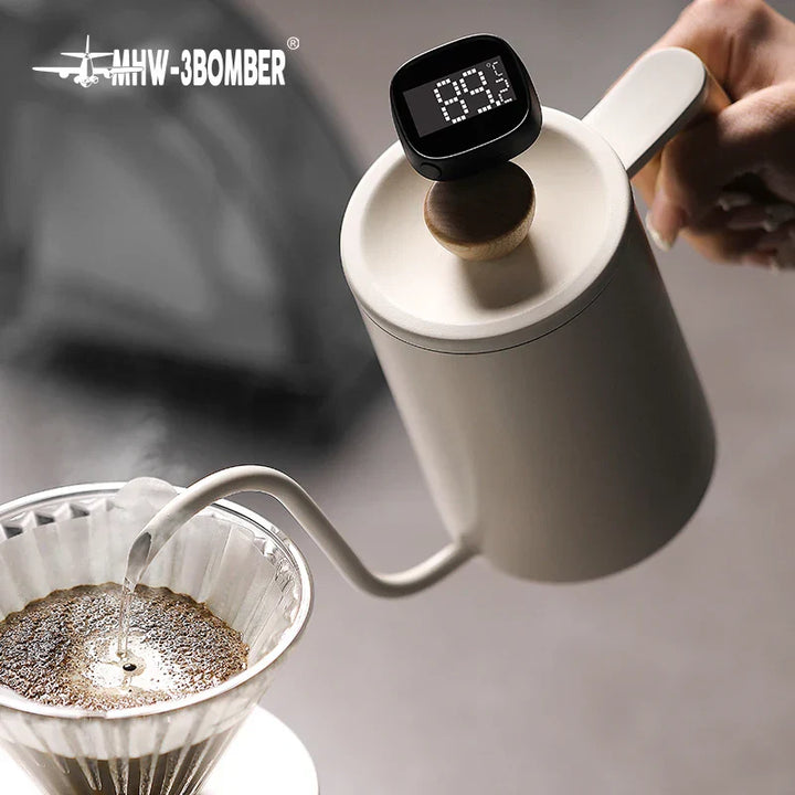 Stornfield | MHW-3BOMBER Digital Instant Read Coffee Thermometer for Latte Art Pen, Milk Frothing Pitcher, Stylish Barista Kitchen Accessories for Home
