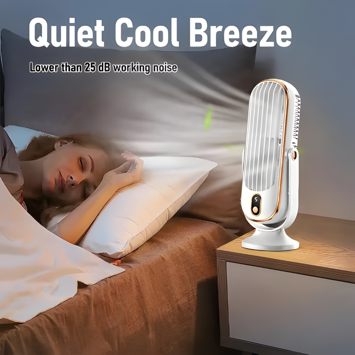 Compact High-Power Portable Desktop Fan - USB Rechargeable | Stornfield