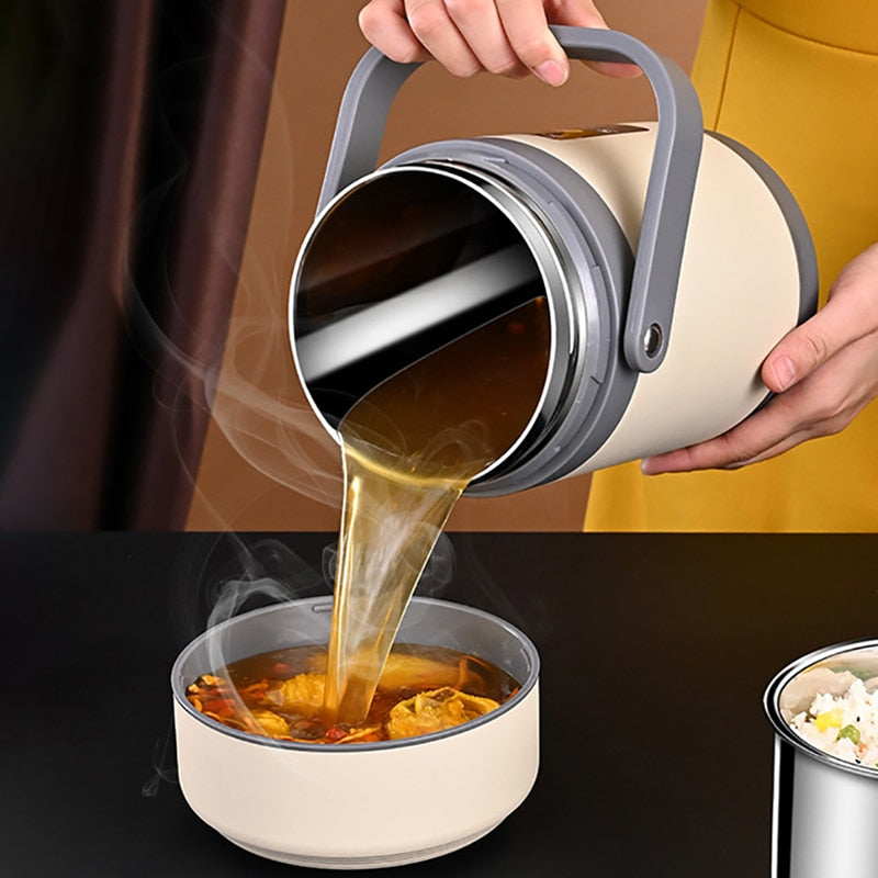 Stornfield | USB Heated Lunch Box | 304 Stainless Steel, Portable Food Warmer