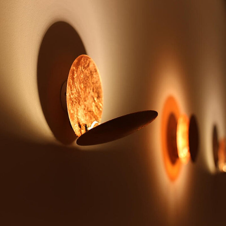 Stornfield | SolGlow Éclairage mural LED Éclipse solaire | Lampe d'ambiance moderne | Élégante lampe murale pour salon et chambre à coucher