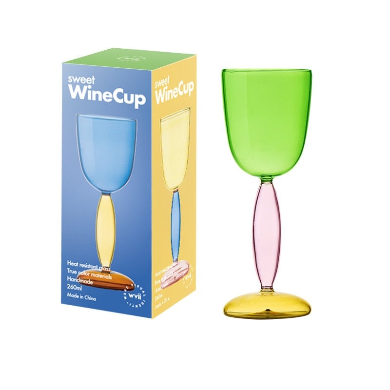 Stornfield | 3-Color Borosilicate Glass - Wine Glass