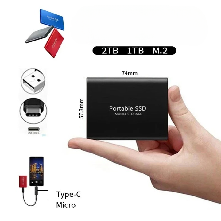Stornfield | SpeedPro SSD 128GB High Speed Storage with USB-C 3.1