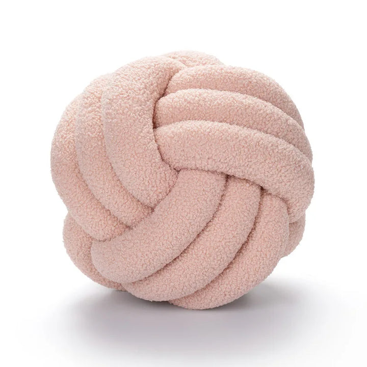 Stornfield | Cushion - Comfortable - Hand-knotted ball - Sheepskin