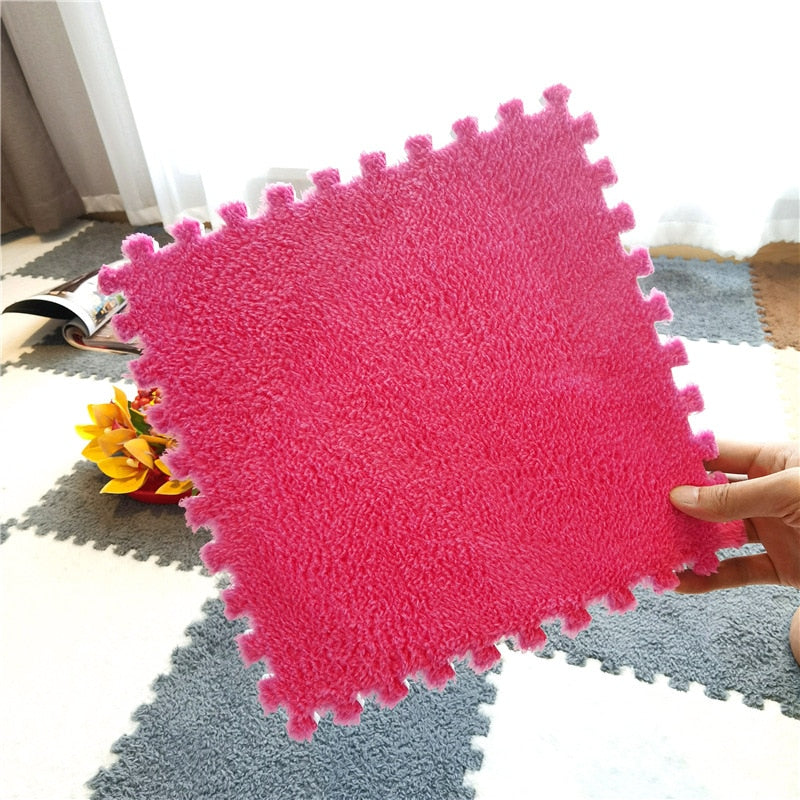 DIY Winter Plush Puzzle Mat | Stonrfield