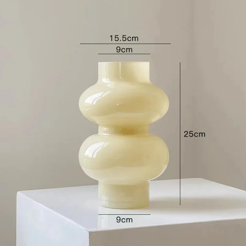 Stornfield | Vase en verre arrondi à 2 étapes