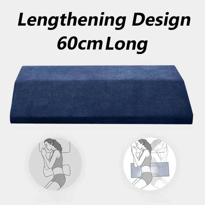 Stornfield | Memory Foam Lumbar Support Pillow - Back Support for Sleeping in Bed, Lumbar Pain Relief Pillow