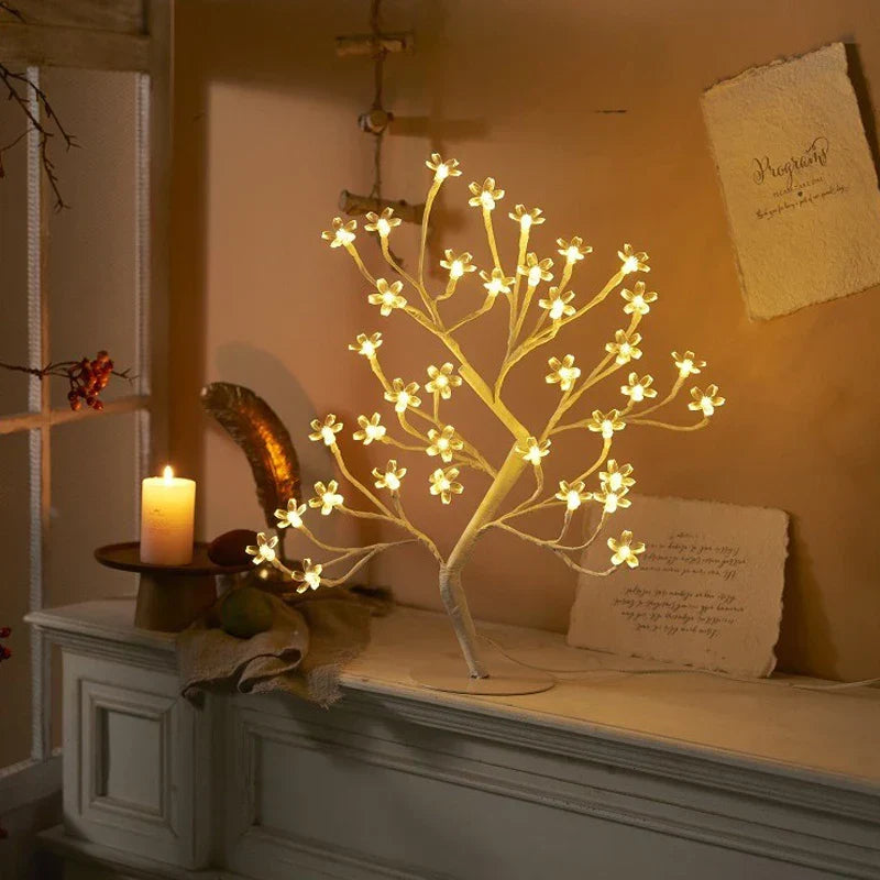 LED Blossom Tree Lamp – Cherry Blossom Design for Living Room and Bedroom Decoration | Stornfield
