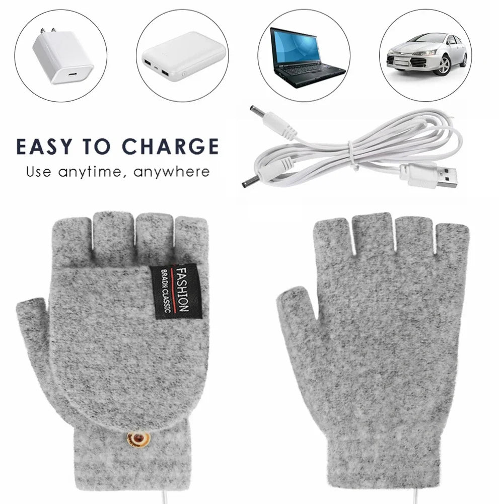 Stornfield | USB rechargeable warm wave heated gloves