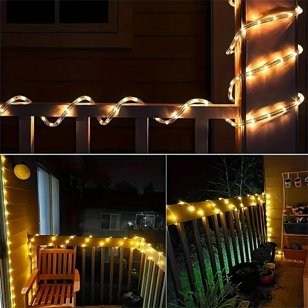 Solar Waterproof LED Rope Lights Stornfield