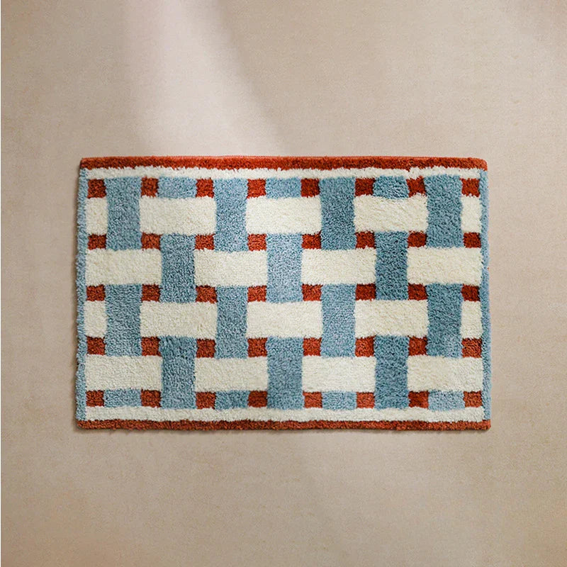 HeritageStep Bath Mat – Retro Bathroom Mat with Anti-Slip Coating & Soft Plush | Stornfield