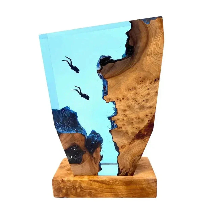 Stornfield | OceanDepths | Karst Ocean Diver Table Lamp