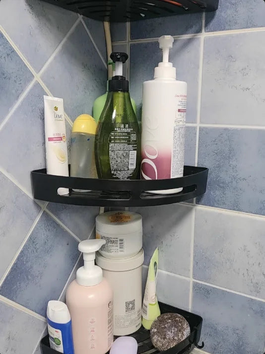 AQUAFIX Self-Adhesive Shower Organizer – Strongly adhesive, drill-free & waterproof Stornfield
