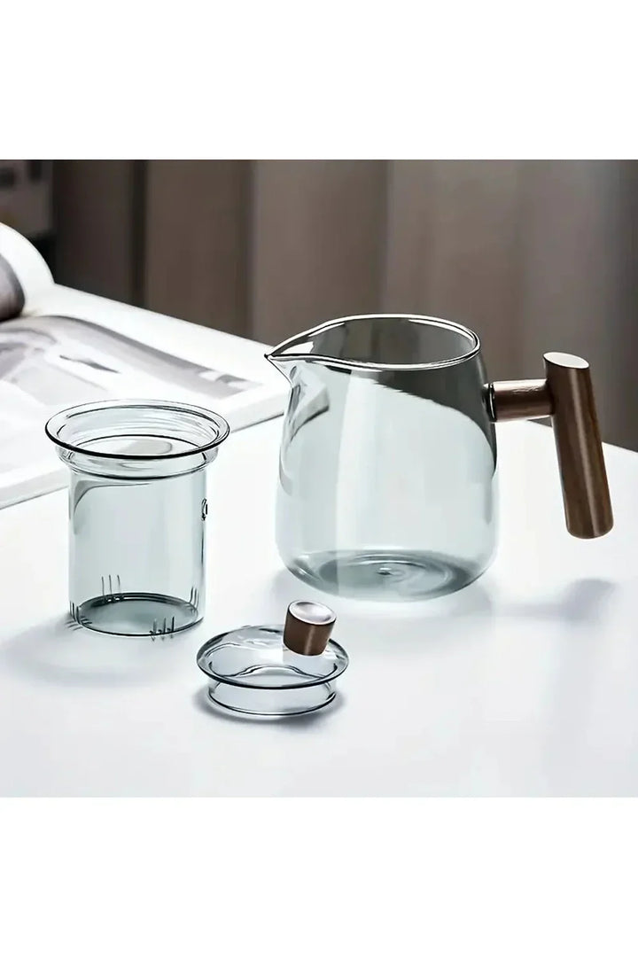 Stornfield | Wood Handle Glass Teapot
