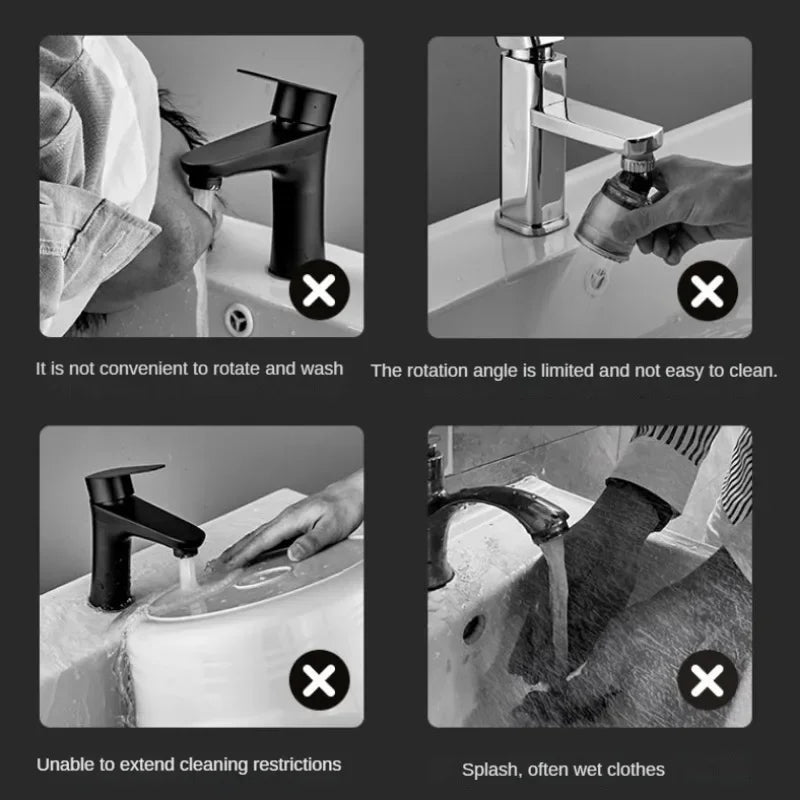Stornfield | Swivel Arm Faucet Universal Mechanical Spray Protected