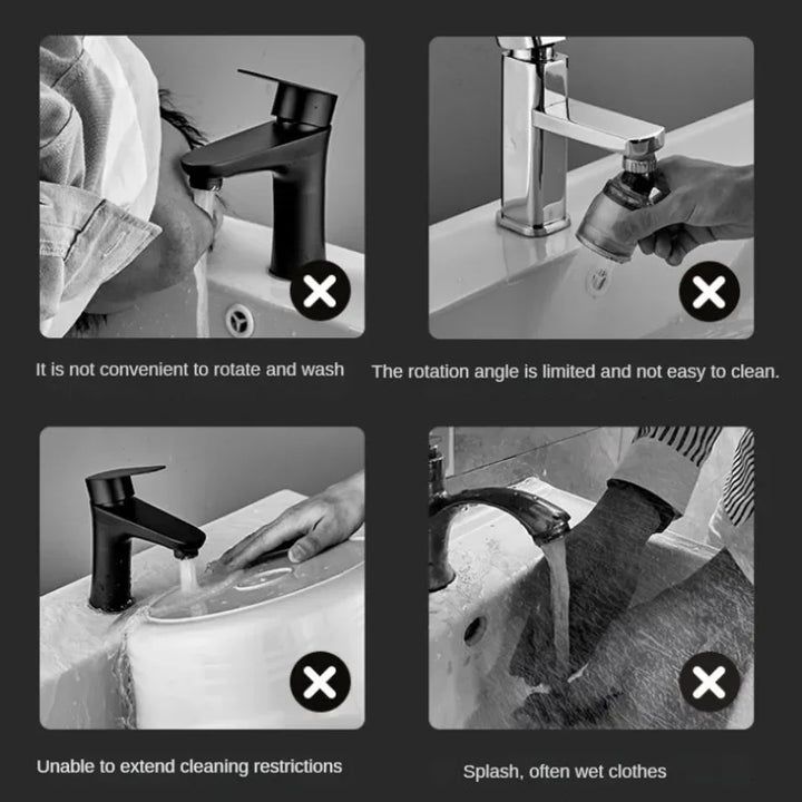 Stornfield | Swivel Arm Faucet Universal Mechanical Spray Protected