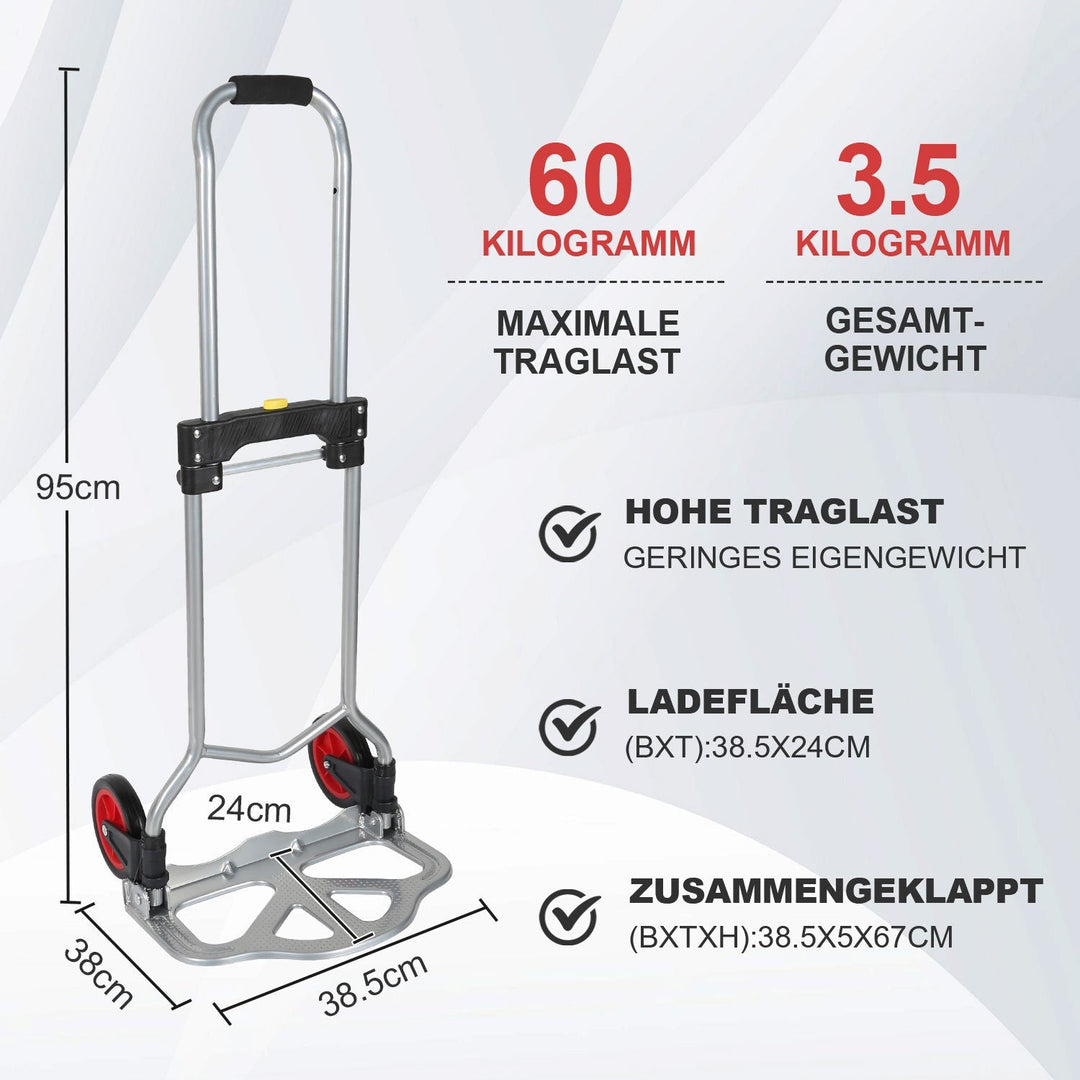 Sack cart Folding transport cart 60 kg Load capacity | Stornfield