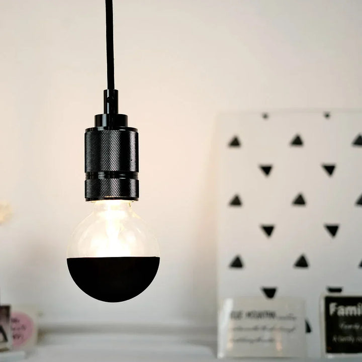 Vintage LED Bulb – Retro Table Lamp with Wooden Base | Stornfield