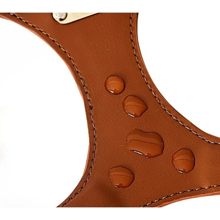 Adjustable Leather Dog Harness with Custom Engraving Stornfield