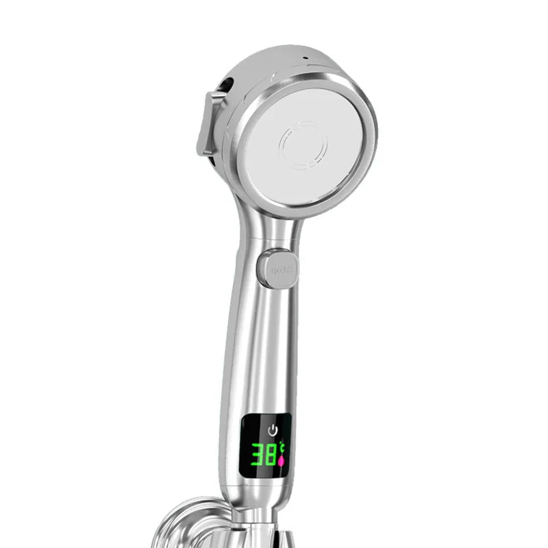 LED Showerhead with Digital Temperature Display | High Pressure & Water Saving Stornfield