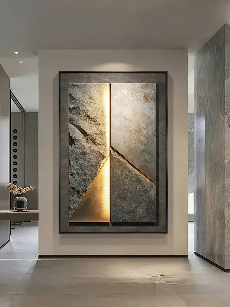 Stornfield | New Rock Texture LED Porcelain Wall Lamp