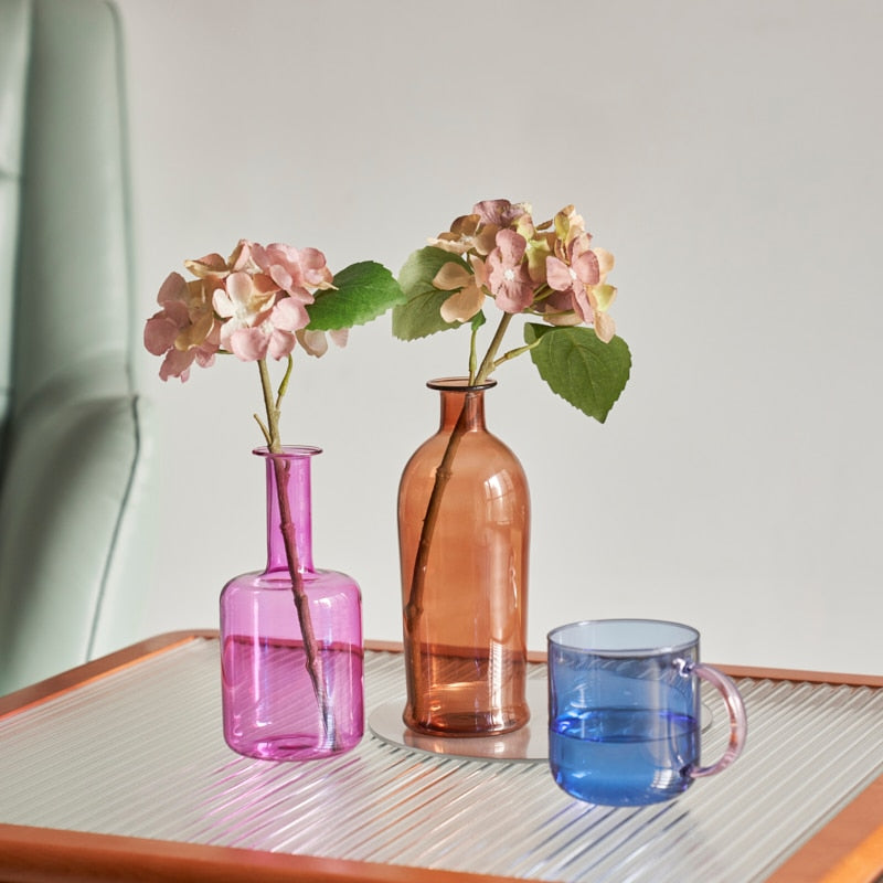 Bud Coloured Glass Vase | Stornfield