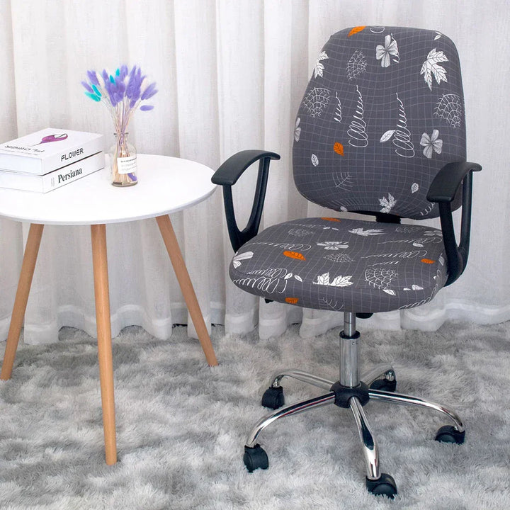Stornfield | 2-Piece Split Pink Office Chair Covers