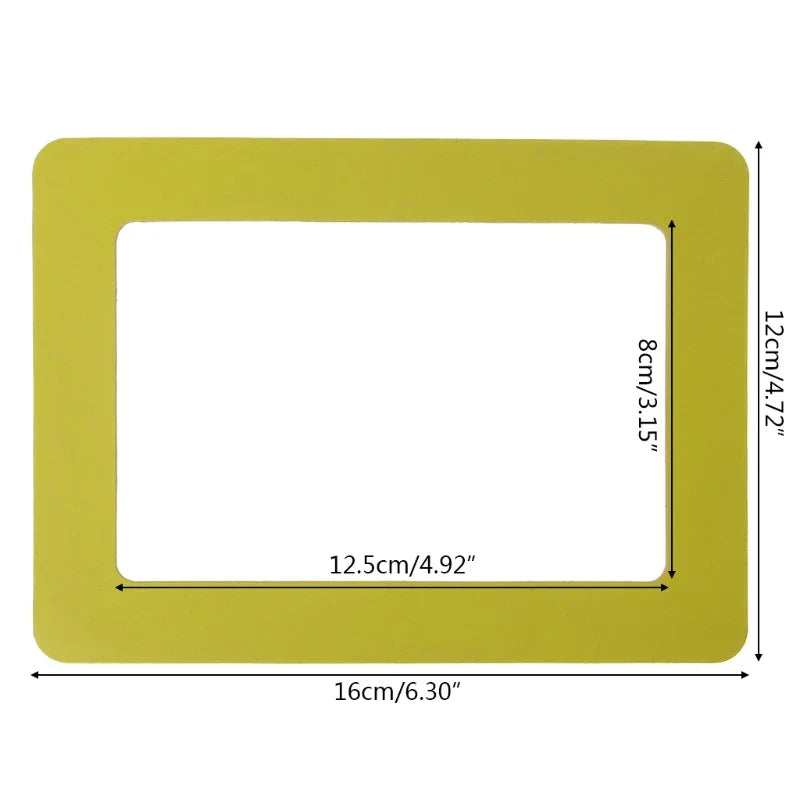 Magnetic Fridge Colorful DIY Photo Frames | Stornfield