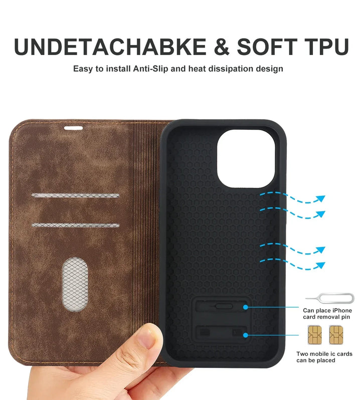 Stornfield | MagSafe Wireless Charging Wallet Case - iPhone