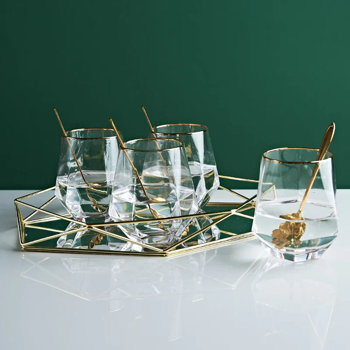 Polygon Glass Tray Stornfield