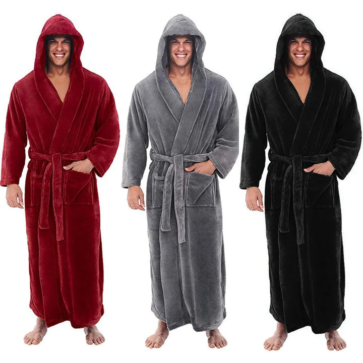 Stornfield | HoodedChill – Cozy Bathrobe for Men
