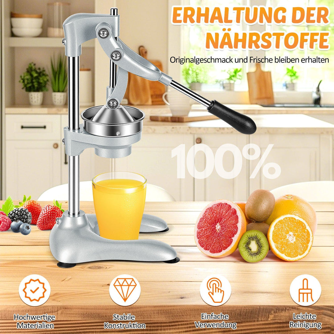 Manual Juice Press Citrus Press Stainless Steel | Stornfield