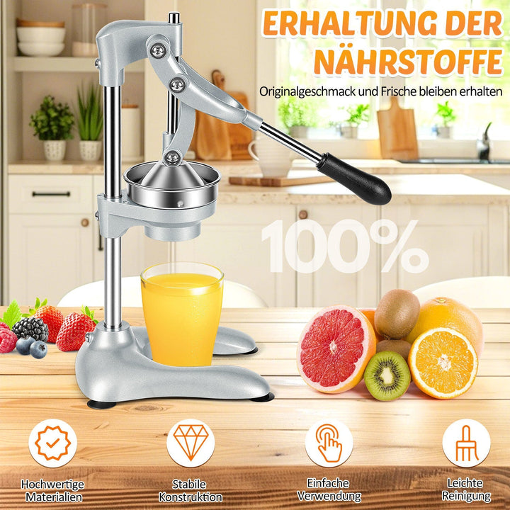 Manual Juice Press Citrus Press Stainless Steel | Stornfield