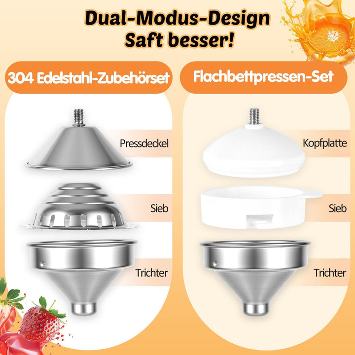 Manual Juice Press Citrus Press Stainless Steel | Stornfield