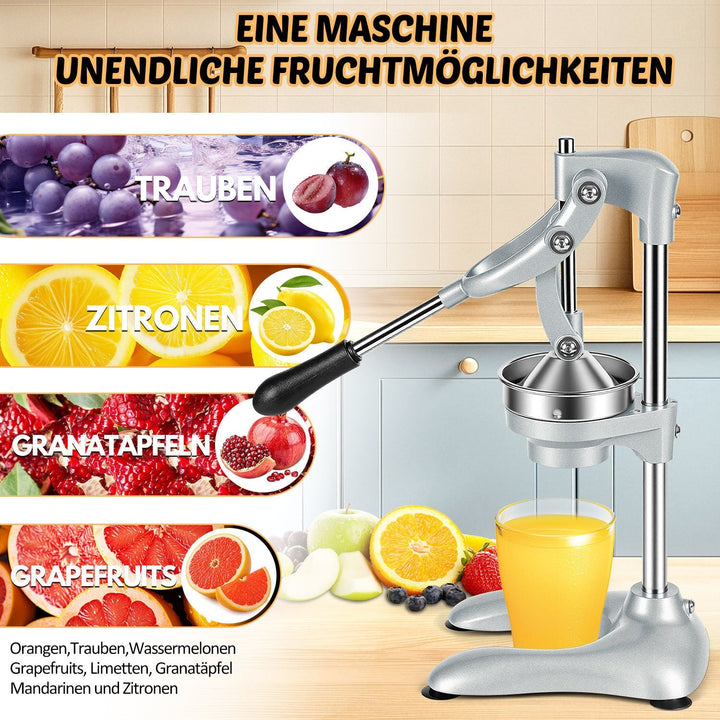 Manual Juice Press Citrus Press Stainless Steel | Stornfield