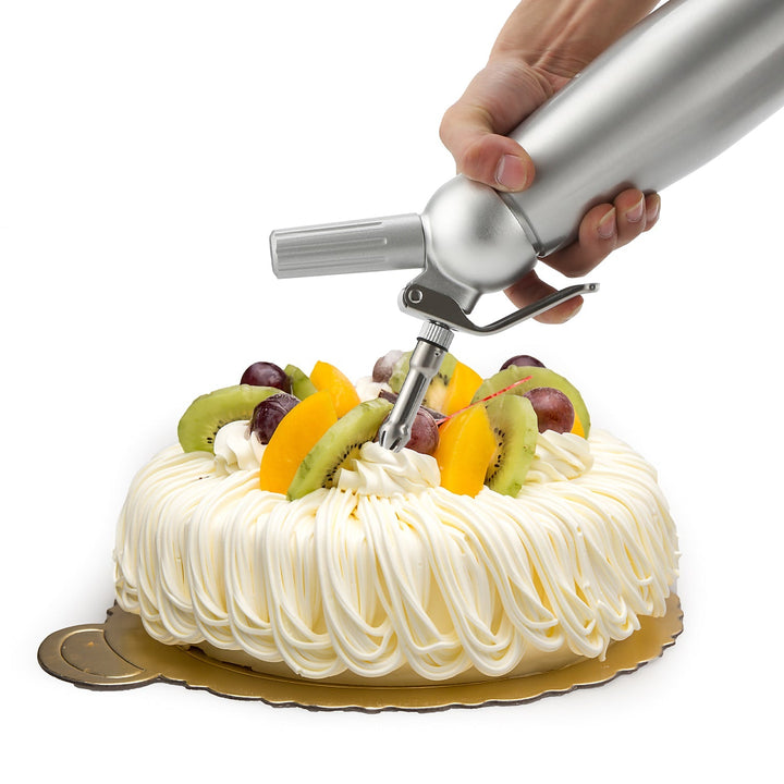 Sahnespender Alu with 3 nozzles 500ml | Stornfield