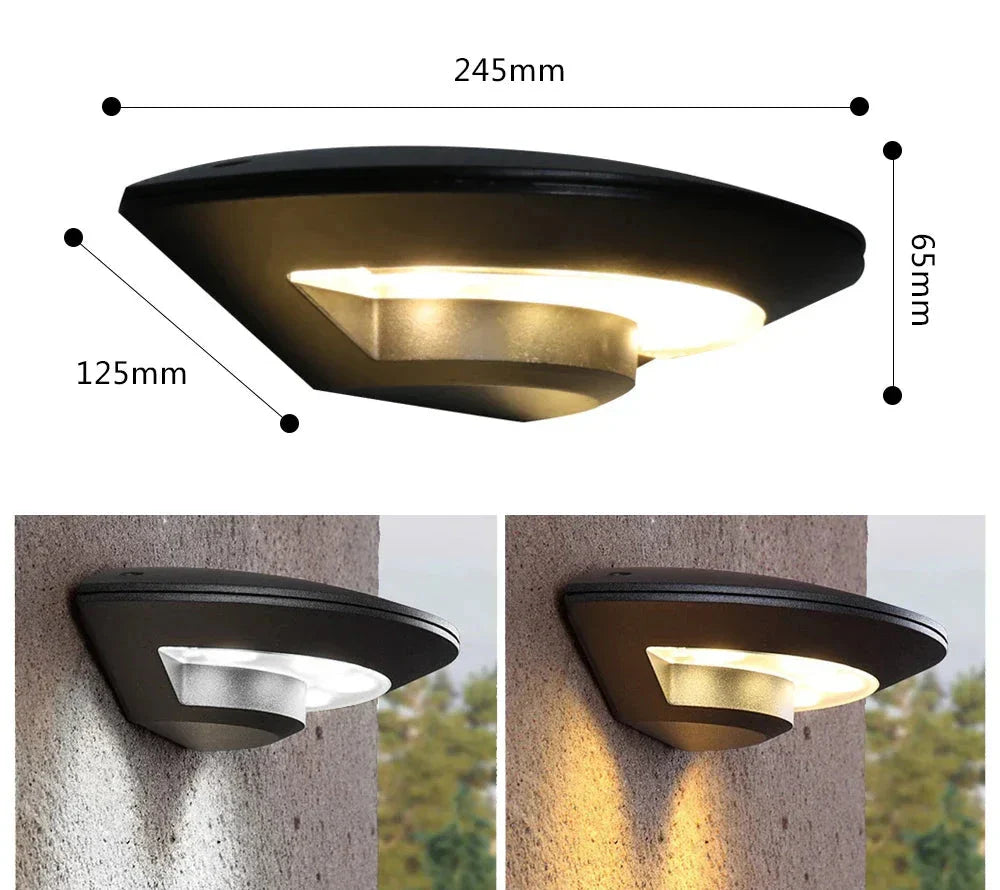Modern LED outdoor wall lamp for garden and terrace – Weatherproof, energy-saving & decorative | Stornfield