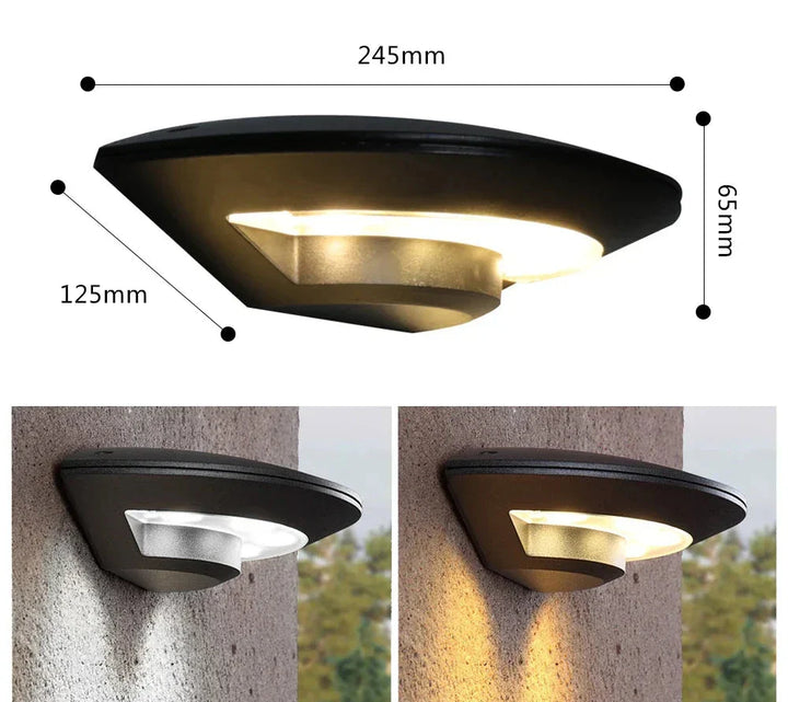 Modern LED outdoor wall lamp for garden and terrace – Weatherproof, energy-saving & decorative | Stornfield