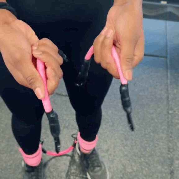 Ankle Fitness Band Set with Foot Straps | Stornfield