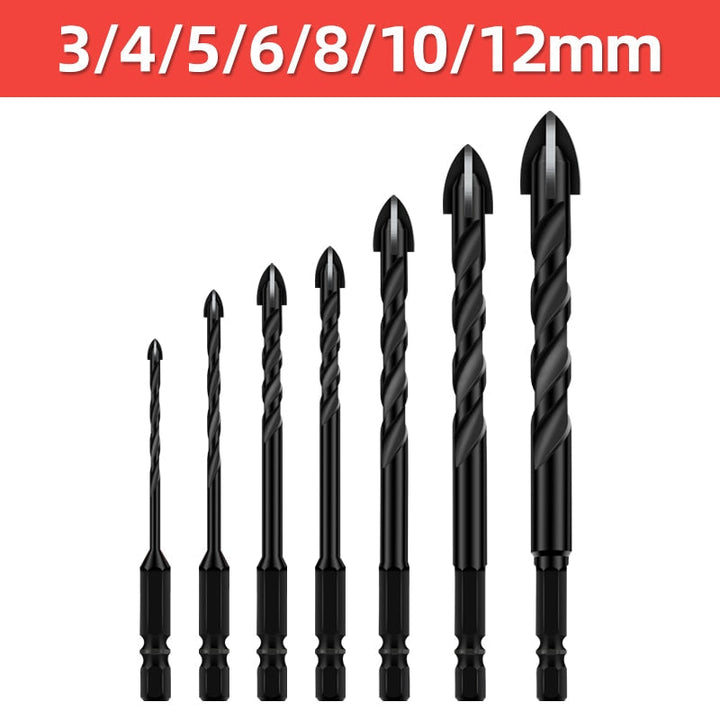 Heavy-Duty Mega Ultimate Cross Hex Drill Bit Set | Stornfield