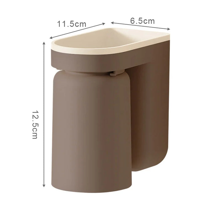 DuoClean 2-in-1 Wall Mount for Toothbrush and Cup – Clever Drill-Free Storage Stornfield