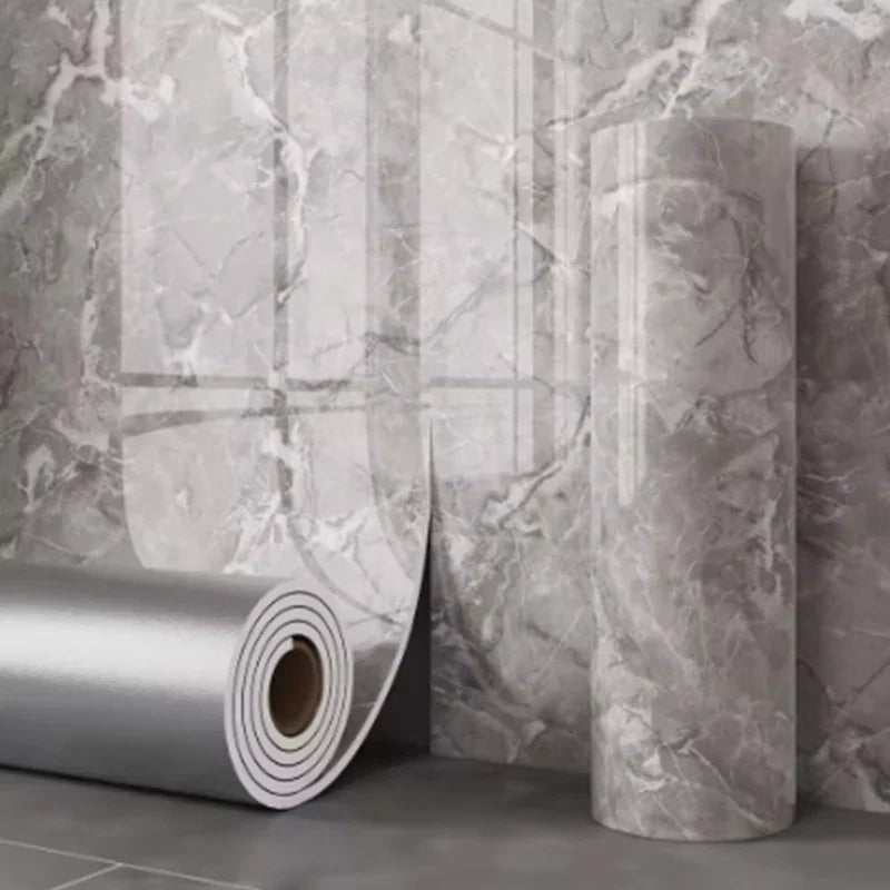 MarbleDream – Luxurious Self-Adhesive Marble Wallpaper with Stornfield Foam Texture