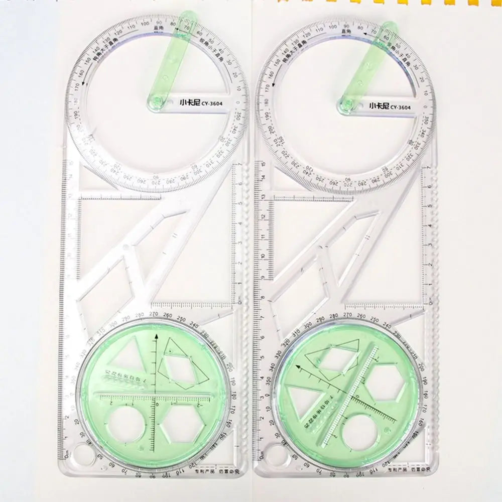 Math Genius Multi-Angle Drawing Precision Ruler | Stornfield