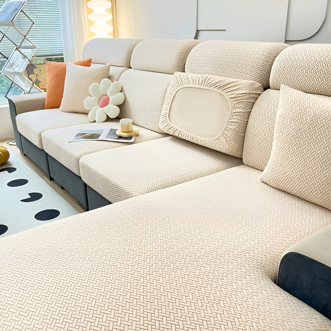Elastic Sofa Cover – Water-Repellent and Tailored | Protective Cover Made from Stretch Fabric | Stornfield