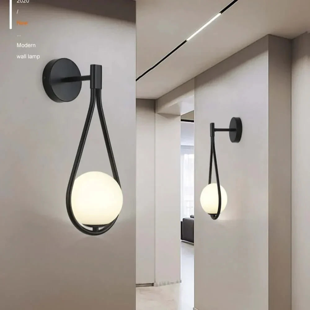 Stornfield | Luxury Glass Ball Pendant Wall Sconce