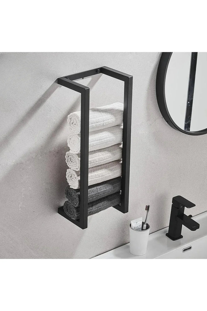 Stornfield | Slim Black Bathroom Shelf
