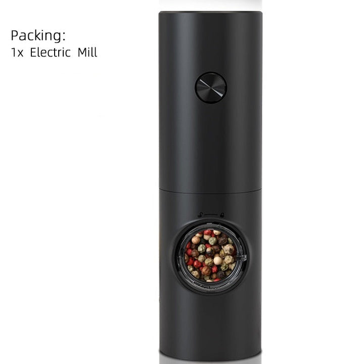 Stornfield | Automatic Electric Salt and Pepper Grinder with LED Light and Adjustable Coarseness - Perfect for Kitchen or Restaurant